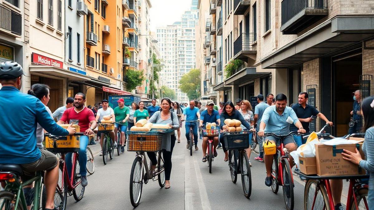 O Mercado de Entregas em Crescimento O Mercado de Entregas em Crescimento